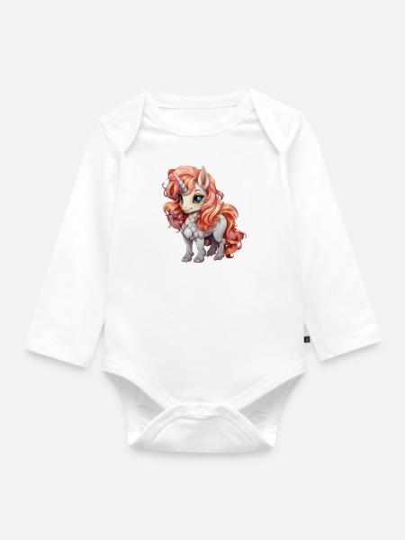 UNI2 - Body Bébé bio manches longues - blanc