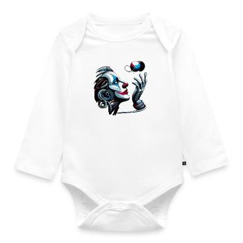 Trickster | Archetyp - Baby Bio-Langarm-Body - Weiß - Vorne
