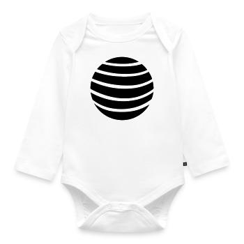 Sphere - Organic Longsleeve Baby Bodysuit - white - Front