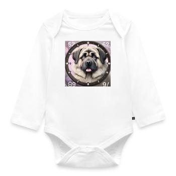 Tout doux - Body Bébé bio manches longues - blanc - Devant