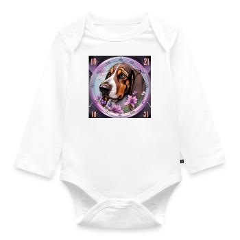 Always ready - Organic Longsleeve Baby Bodysuit - white - Front