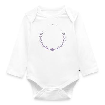 Culinary Inspiration Fun Serendipity Present - Organic Longsleeve Baby Bodysuit - white - Front