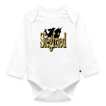 Siegfried2 - Body Bébé bio manches longues - blanc - Devant