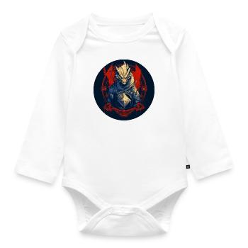 The Role-Playing Game Lizard - Organic Longsleeve Baby Bodysuit - white - Front