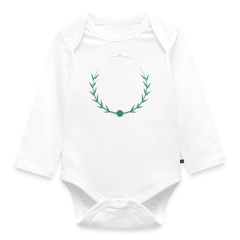 Joke Excitement in Life Horse Racing - Organic Longsleeve Baby Bodysuit - white - Front
