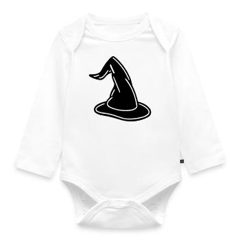 Magic Hat - Organic Longsleeve Baby Bodysuit - white - Front