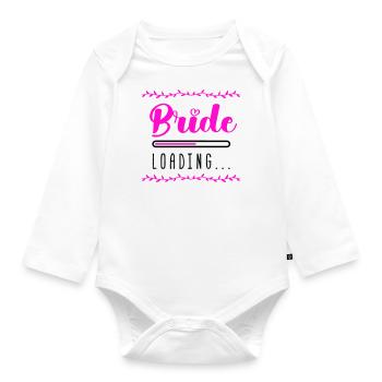 Chargement de la mariée - Body Bébé bio manches longues - blanc - Devant