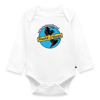 soniaematteoontheroad - Organic Longsleeve Baby Bodysuit - white - Front