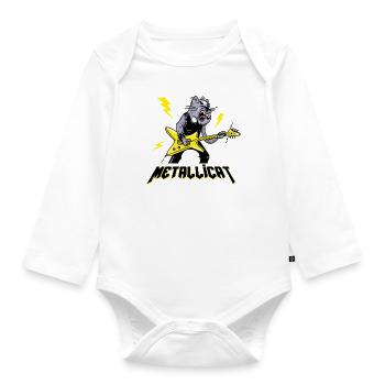 Hard Rock Minet - Body Bébé bio manches longues - blanc - Devant