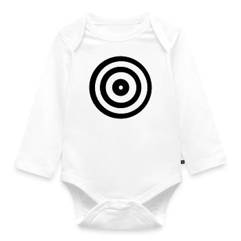 Ziel - Baby Bio-Langarm-Body - Weiß - Vorne