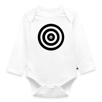 Ziel - Baby Bio-Langarm-Body - Weiß - Vorne