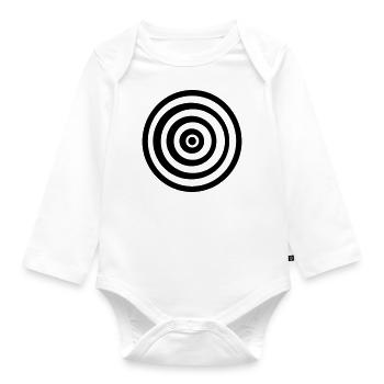 Ziel - Baby Bio-Langarm-Body - Weiß - Vorne