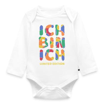 ICH BIN ICH - Limited Edition Selbstvertrauen Mut - Baby Bio-Langarm-Body - Weiß - Vorne