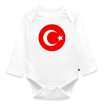 Turquie - Body Bébé bio manches longues - blanc - Devant