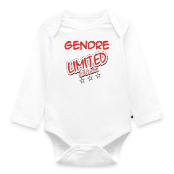 GENDRE LIMITED EDITION - Organic Longsleeve Baby Bodysuit - white - Front