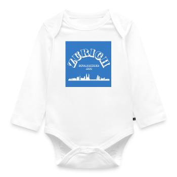ZURICH - Baby Bio-Langarm-Body - Weiß - Vorne