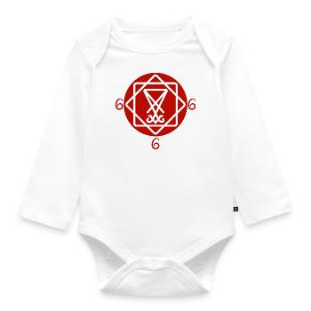 1000014212 - Organic Longsleeve Baby Bodysuit - white - Front