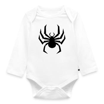 araignée - Body Bébé bio manches longues - blanc - Devant