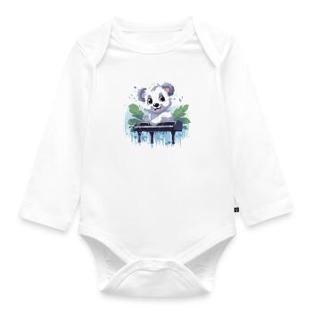Koala mélodique - Body Bébé bio manches longues - blanc - Devant