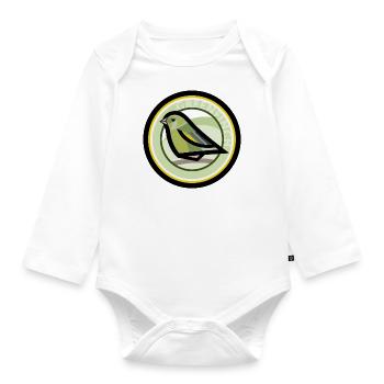 Greenfinch - Organic Longsleeve Baby Bodysuit - white - Front