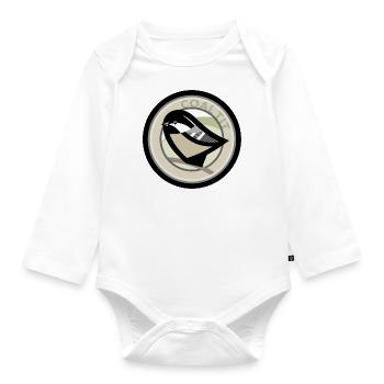Coal Tit - Organic Longsleeve Baby Bodysuit - white - Front