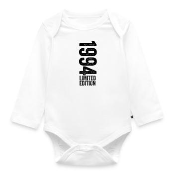 1994 Jubiläumsgeschenk 1994 Limitierte Auflage 1994 - Baby Bio-Langarm-Body - Weiß - Vorne