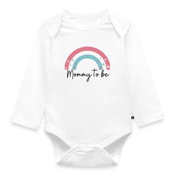 Future maman - Body Bébé bio manches longues - blanc - Devant