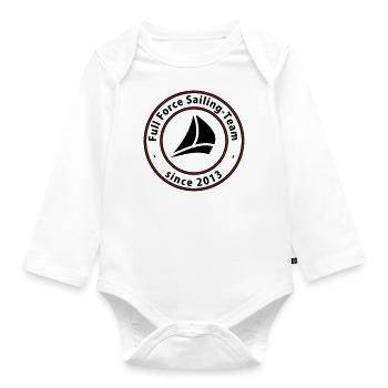 Full Force Sailing neutral - Baby Bio-Langarm-Body - Weiß - Vorne