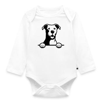 Dogue Argentin - Body Bébé bio manches longues - blanc - Devant