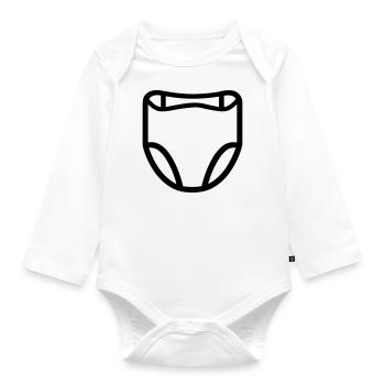 Layer - Organic Longsleeve Baby Bodysuit - white - Front
