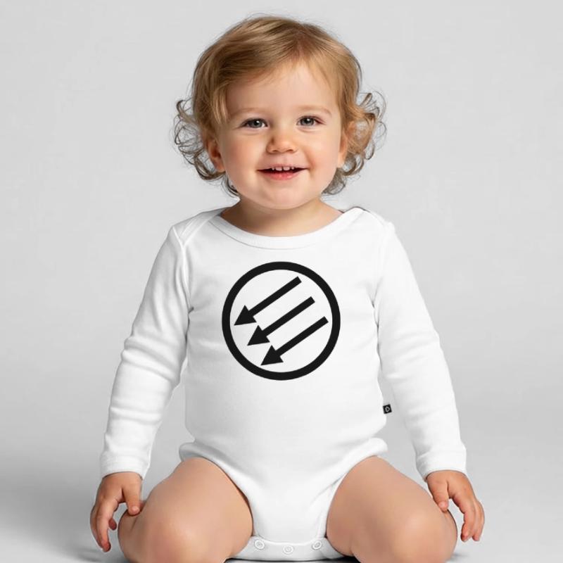 Järnfronten / Eiserne Front / Iron Front Baby Bio-Langarm-Body