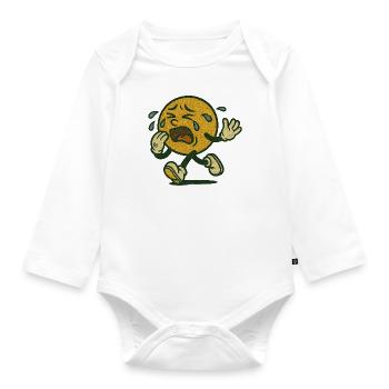 Drama Queen – When Everything Is Too Much - Organic Longsleeve Baby Bodysuit - white - Front