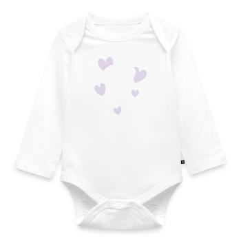 Fluff happens - Baby Bio-Langarm-Body - Weiß - Vorne