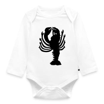 Hummer - Baby Bio-Langarm-Body - Weiß - Vorne
