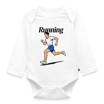 Laufen, Laufen - Baby Bio-Langarm-Body - Weiß - Vorne