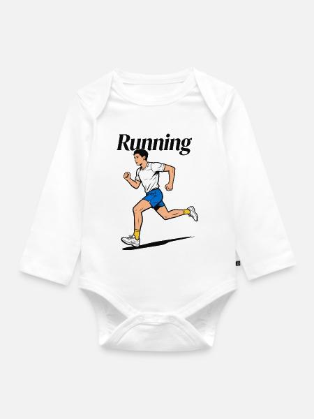 Laufen, Laufen - Baby Bio-Langarm-Body - Weiß