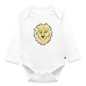 Sweet Dino T-Rex Kids and Baby Shirt Gift - Organic Longsleeve Baby Bodysuit - white - Front