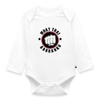 Sport - Baby Bio-Langarm-Body - Weiß - Vorne