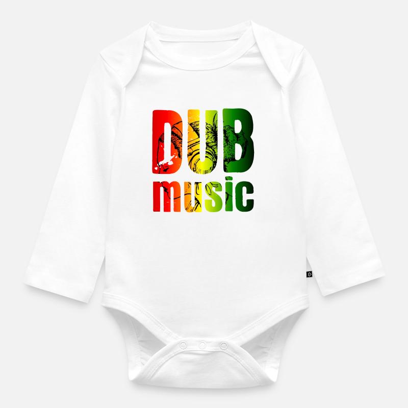 DUB - Body Bébé bio manches longues - blanc