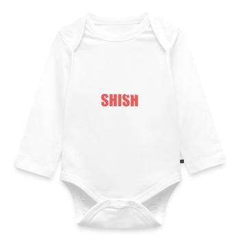 SHISH Matteo Renzi - Organic Longsleeve Baby Bodysuit - white - Front