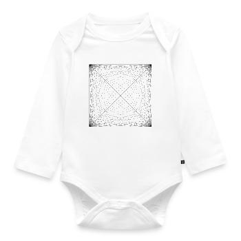 conception de la ligne - Body Bébé bio manches longues - blanc - Devant