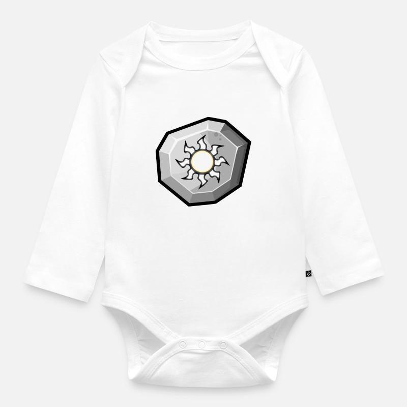 Element: Light - Organic Longsleeve Baby Bodysuit - white