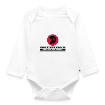spirit of 69 Skinhead - Organic Longsleeve Baby Bodysuit - white - Front