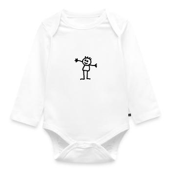 Child - Baby Bio-Langarm-Body - Weiß - Vorne