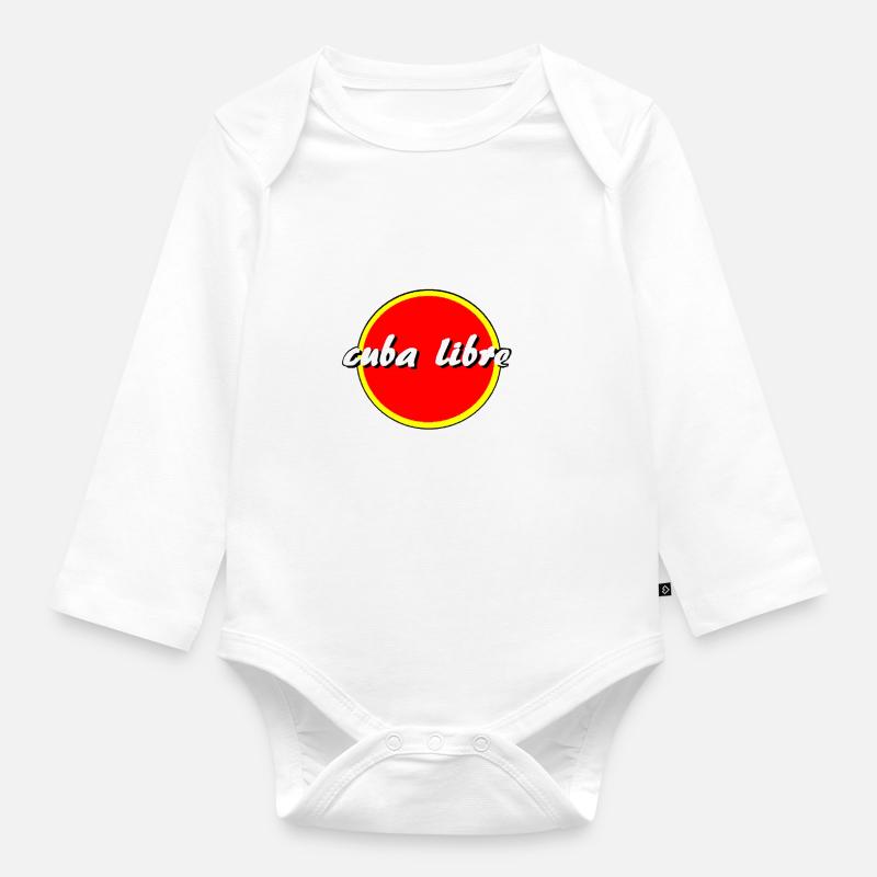 Cuba Libre - Body Bébé bio manches longues - blanc
