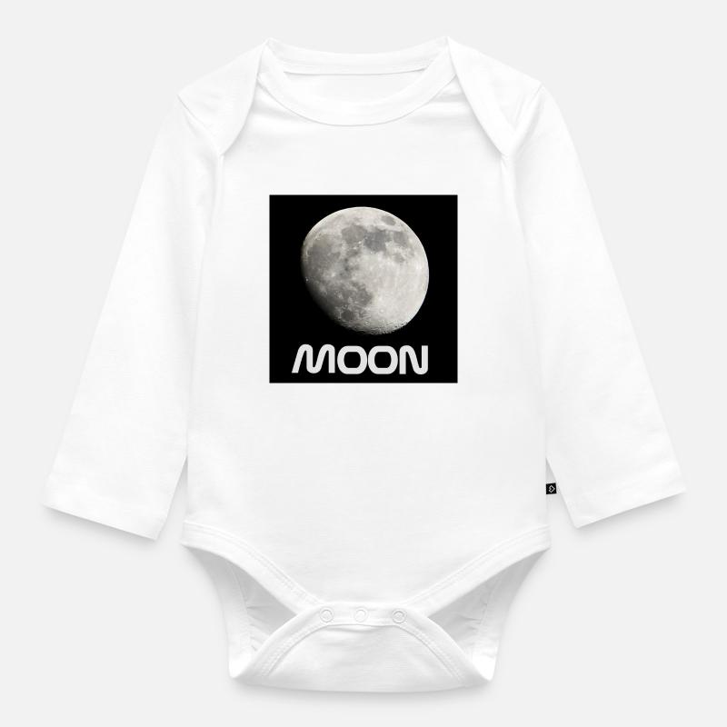 Lune Lune - Body Bébé bio manches longues - blanc