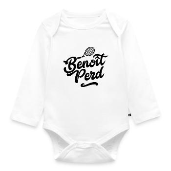 Benoit Perd - Body Bébé bio manches longues - blanc - Devant
