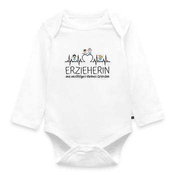 Erzieherin aus unzähligen kleinen Gründen - Baby Bio-Langarm-Body - Weiß - Vorne