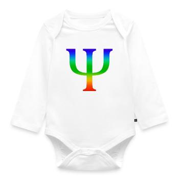 psychology - Organic Longsleeve Baby Bodysuit - white - Front