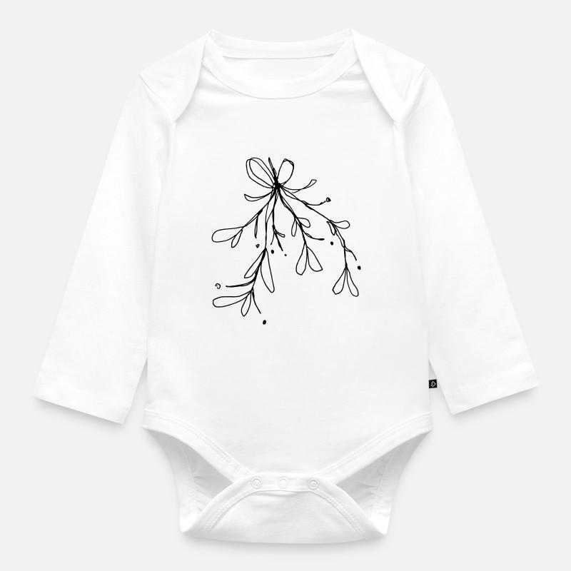 gui - Body Bébé bio manches longues - blanc